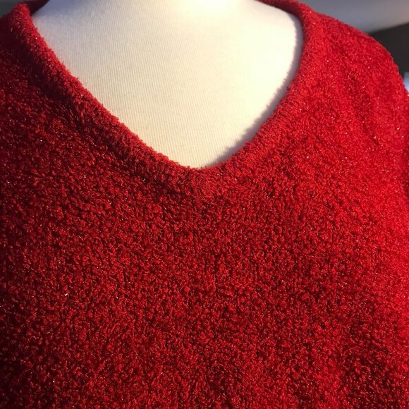 Sparkly Red Sweater - Picture 2 of 4